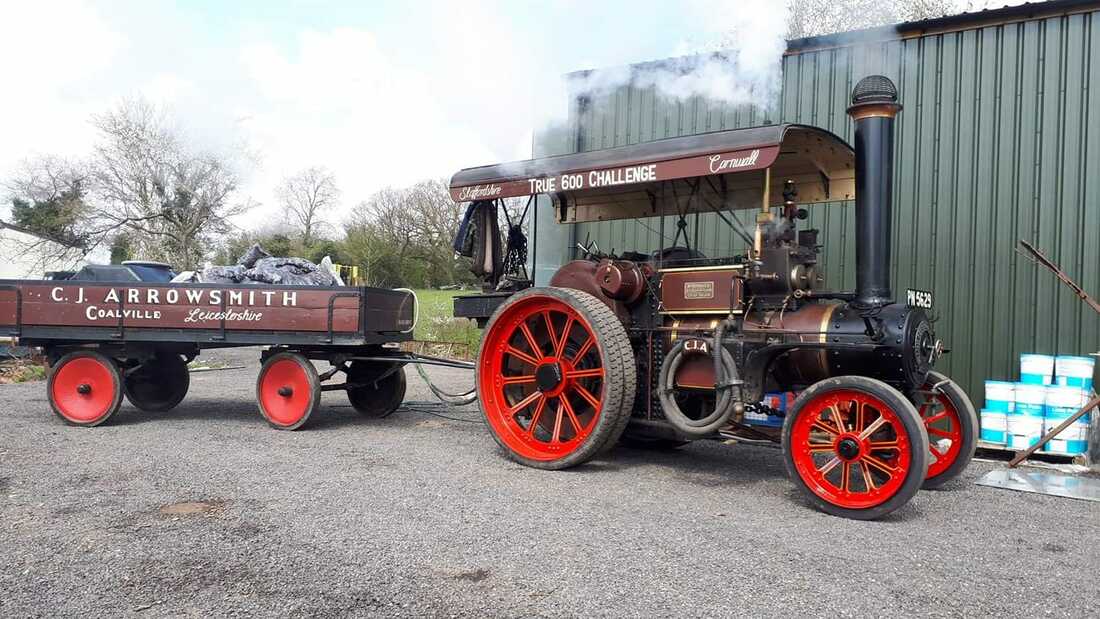 True 600 Challenge Traction Engine ready to go